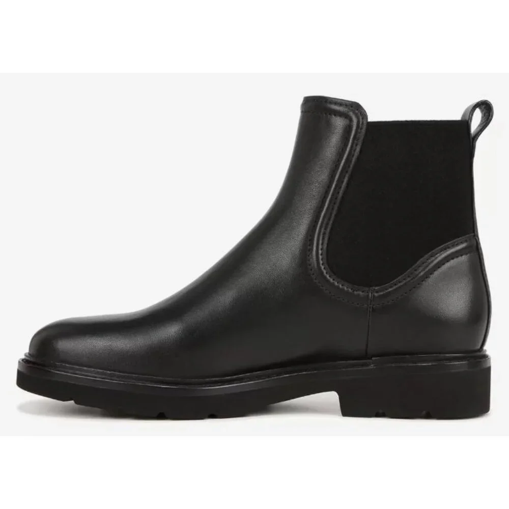 NEW Vince Rue Chelsea Ankle Boot Black Leather Womens US 10 EU 41 $395 [jb]
